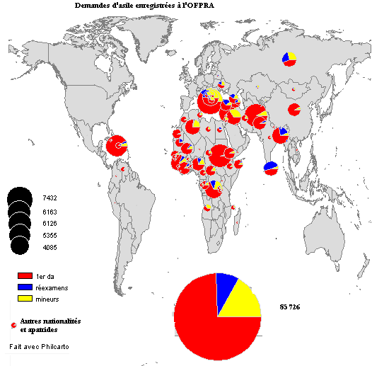 Veille  Cartographie de la demande d’asile en 2016