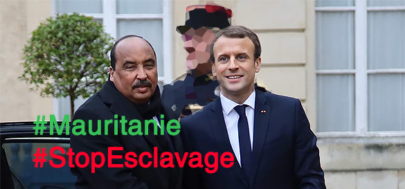 Veille  Demandons à Emmanuel Macron d’annuler sa visite officielle et son entretien avec le dictateur de la République Islamique de Mauritanie.