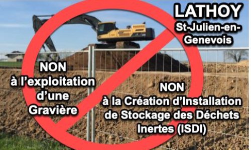 Veille  Projet de Gravière et de Stockage de Déchets Inertes