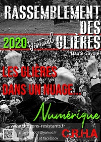 Veille  Rassemblement 2020, les Glières dans un nuage..numérique
