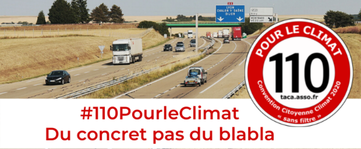 Veille    Sur autoroute, 110 pour le Climat ! Du concret, pas du blabla.