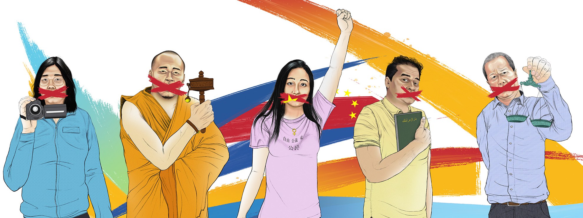 Veille   Pékin 2022 : liberté pour cinq champion·ne·s des droits humains